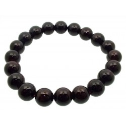 9mm Garnet Gemstone Power Bracelet